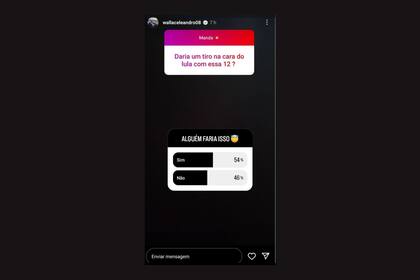El posteo en Instagram de Wallace Leandro Moreira