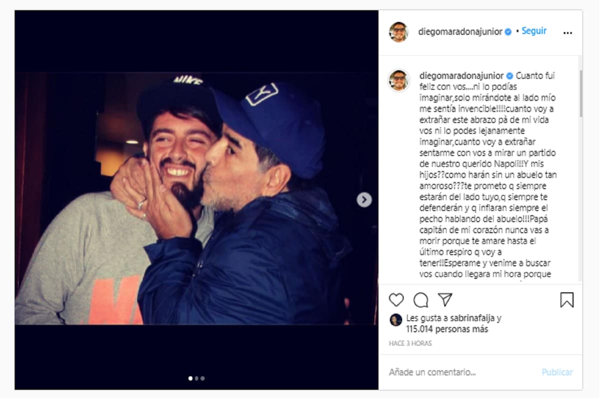 El posteo en su red social