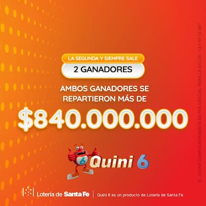 El posteo por los ganadores de hoy