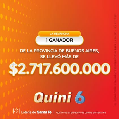 El posteo por los ganadores de este miércoles