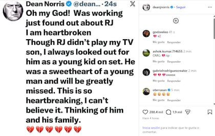 El posteo que compartió Dean Norris