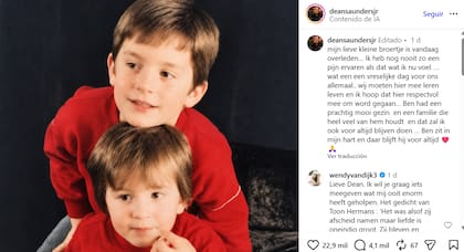 El posteo que hizo el hermano de Ben