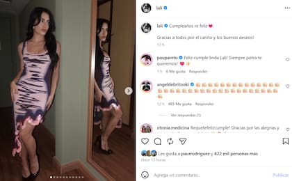 El posteo que hizo Lali por su cumpleaños número 35