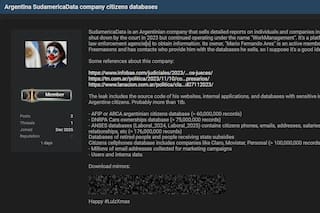Denuncian una filtración masiva que tendría datos de AFIP, Anses, registro automotor y telefonía
