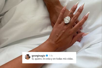 El posteo que subió Georgina a sus redes sociales