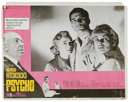 El póster de Psicosis, una de las grandes joyas de Alfred Hitchcock protagonizada por Janet Leigh, Vera Miles y John Gavin. (Photo by Movie Poster Image Art/Getty Images)