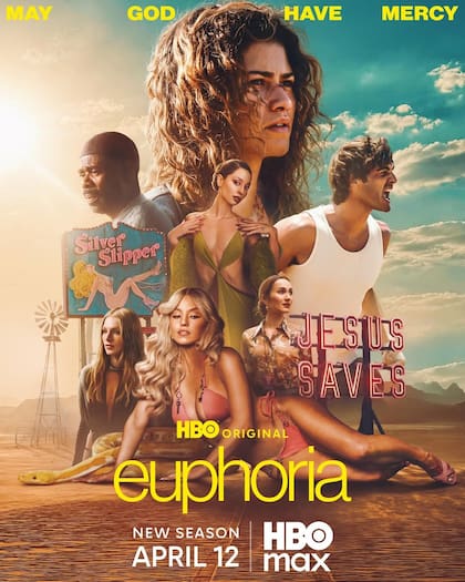 El póster oficial de la tercer temporada de Euphoria