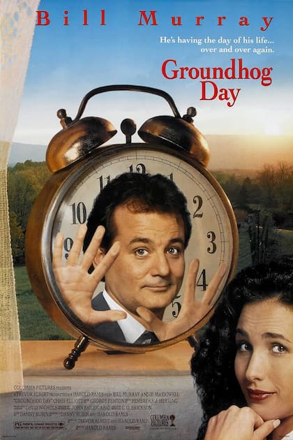 El poster original de El día de la marmota