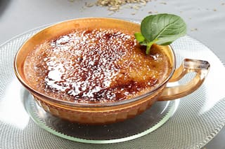 Crème brûlée de yerba mate y naranja