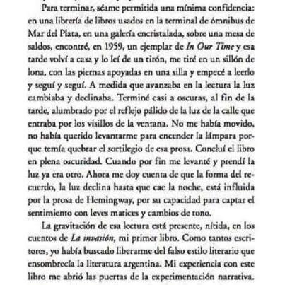 El póstumo: el maestro argentino explica a un maestro estadounidense el libro y el autor