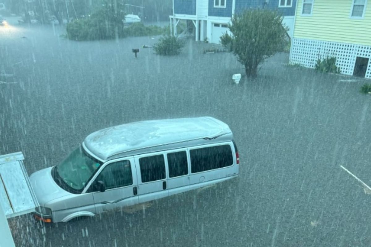 El Potencial Ciclón Tropical Ocho finalmente no se convirtió en tormenta tropical, pero generó graves inundaciones en el sureste de EE.UU.