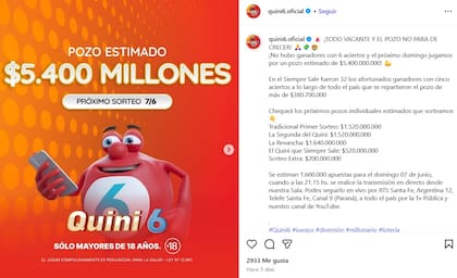 El pozo del Quini 6