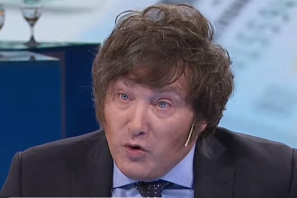 El precandidato a presidente de La Libertad Avanza, Javier Milei