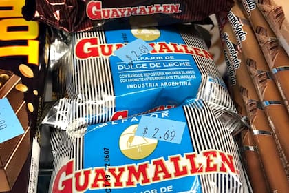 La imagen que indignó a Basilotta por el precio de sus alfajores en Estados Unidos