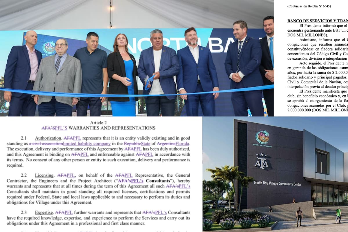 El predio de la AFA en Miami, Estados