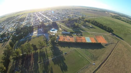 El predio del Club Social y Deportivo Loma Negra en Olavarría