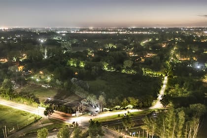 El predio donde la AFA construirá una nueva sede en Pilar; hoy todavía es un baldío