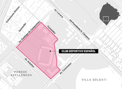 El predio se ubica en la intersección de las avenidas Santiago de Compostela, Asturias y Castañares