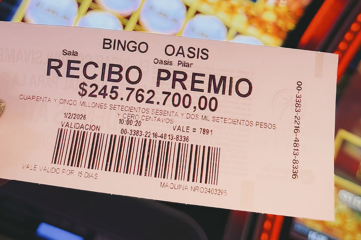 El premio del Bingo Oasis Pilar que marca un hito en el entretenimiento presencial.