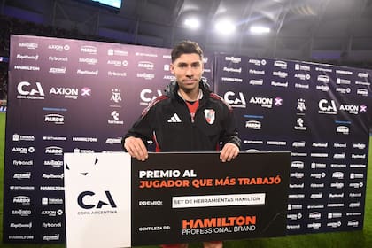 El premio insólito que se ganó Gonzalo Montiel, por uno de los sponsors del torneo