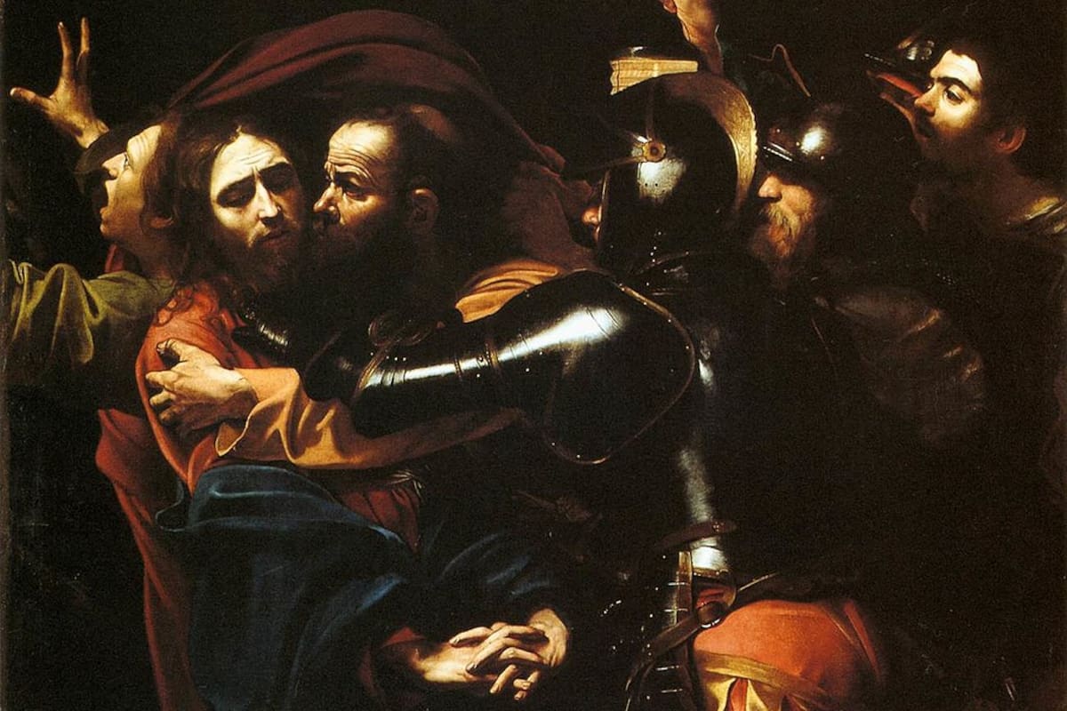 "El prendimiento de Cristo" (1602), de Caravaggio