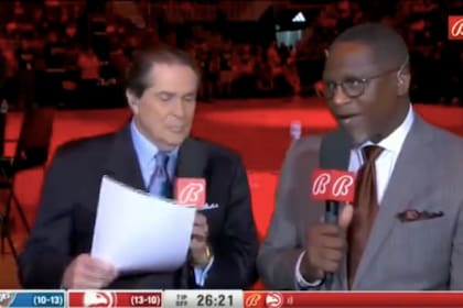 El presentador Bob Rathbun se desvaneció en una transmisión de la NBA en vivo