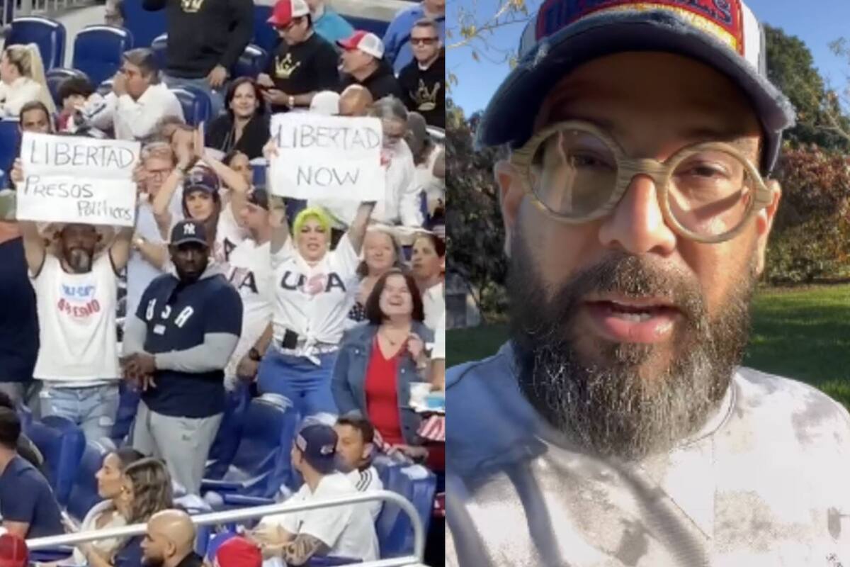 El presentador cubano envió un fuerte mensaje de protesta