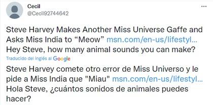 El presentador de Miss Universo fue duramente criticado por los usuarios de las redes sociales