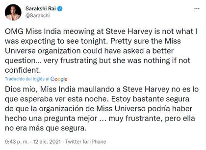 El presentador de Miss Universo generó indignación en Twitter