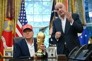 Infantino develó el misterio sobre la presencia de Trump en la final del Mundial