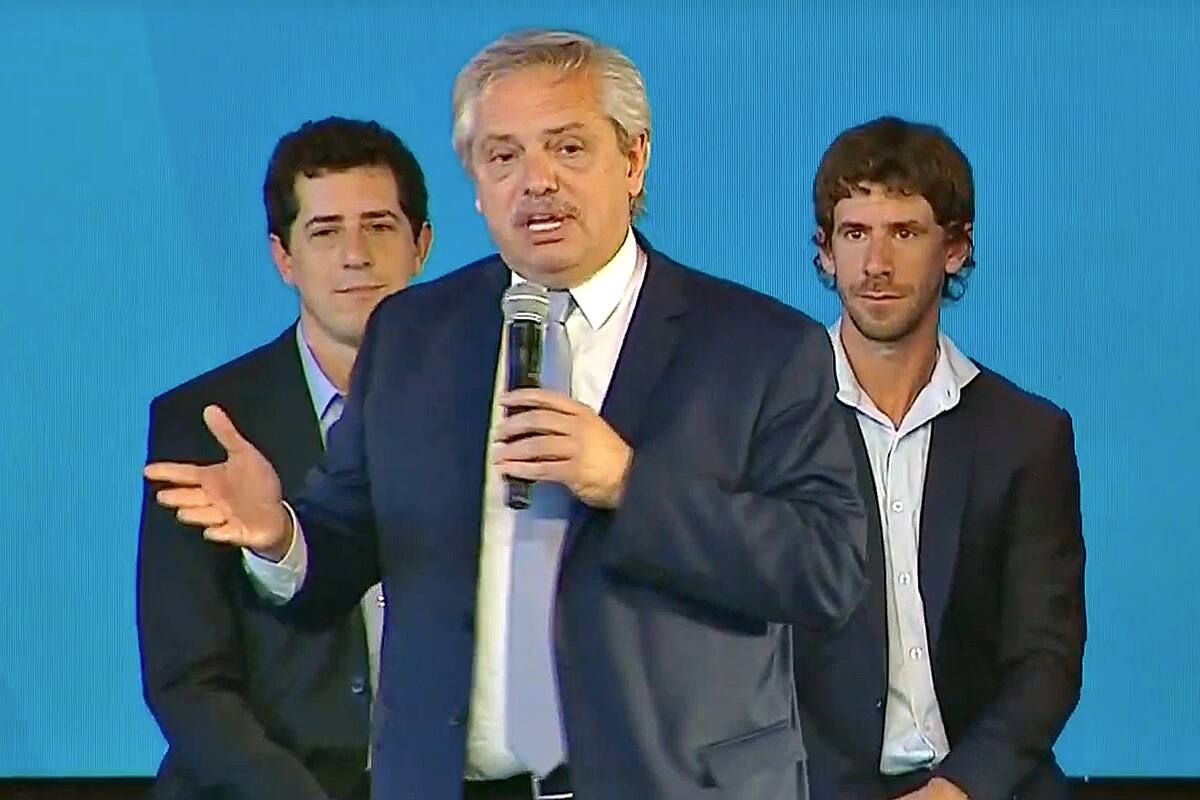 El presidente Alberto Fernández