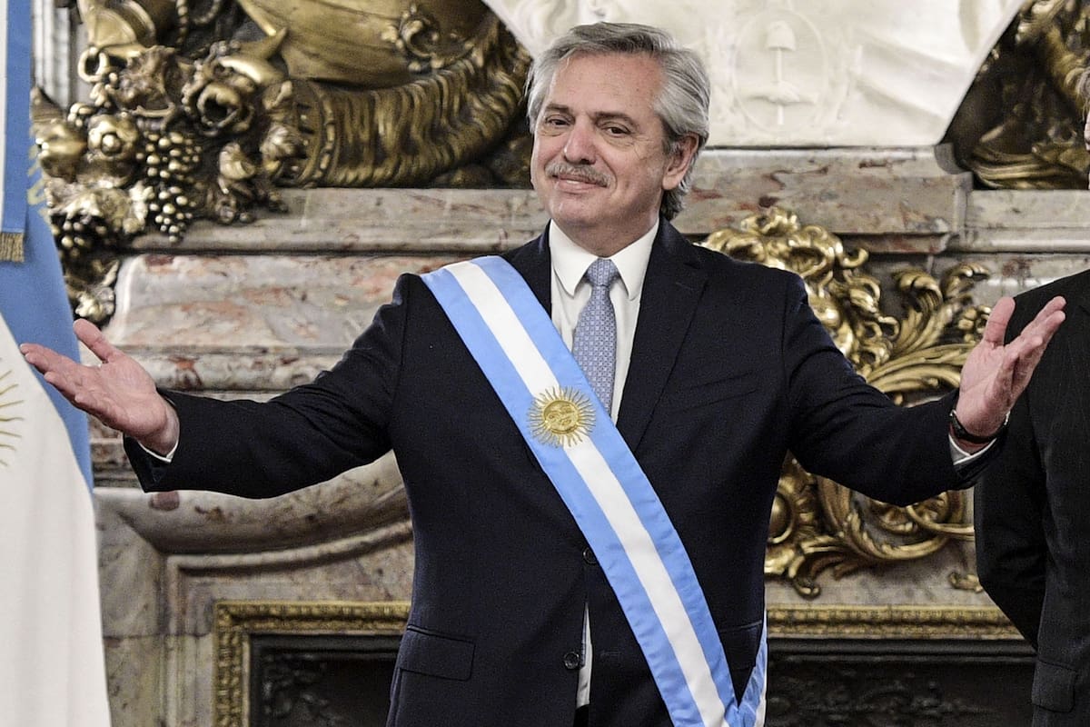 El presidente Alberto Fernández
