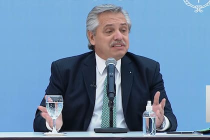 El presidente Alberto Fernández
