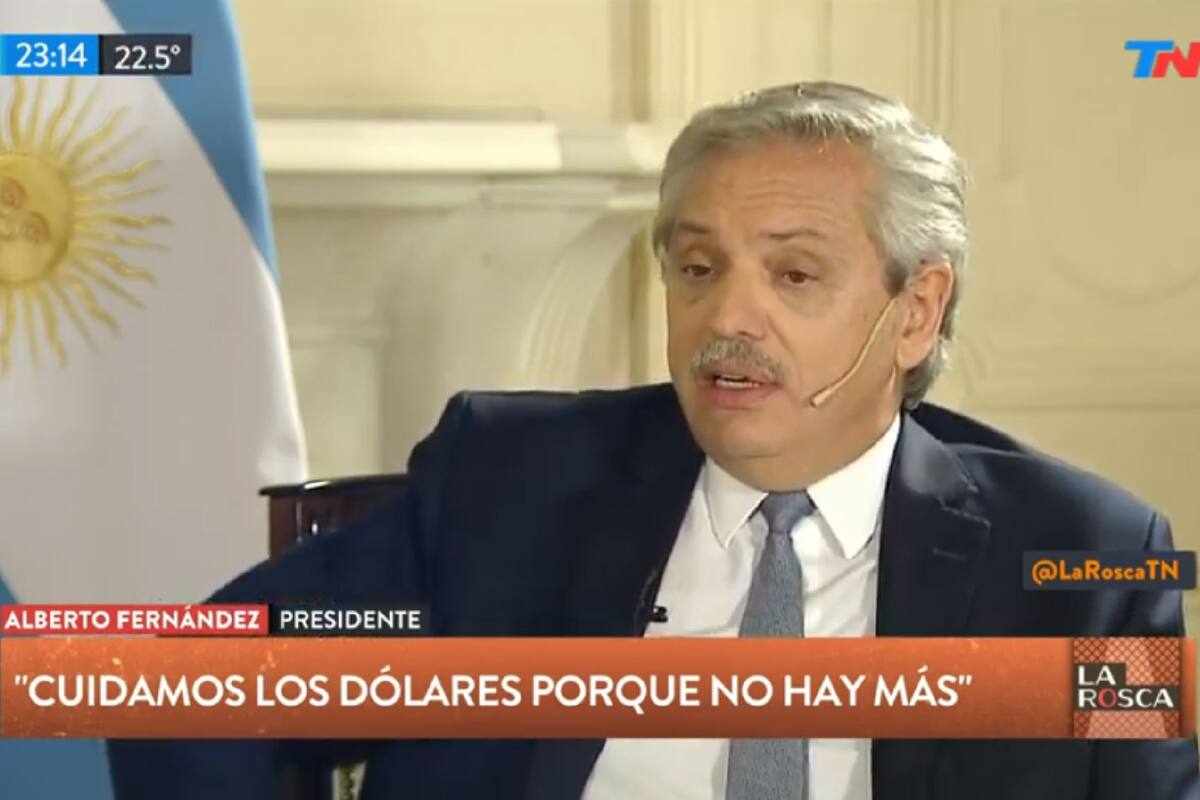 El presidente Alberto Fernández