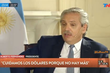 El presidente Alberto Fernández