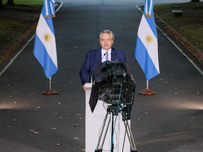 El presidente Alberto Fernández