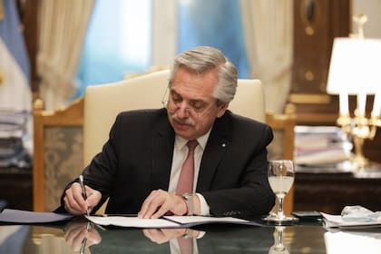 El presidente Alberto Fernández