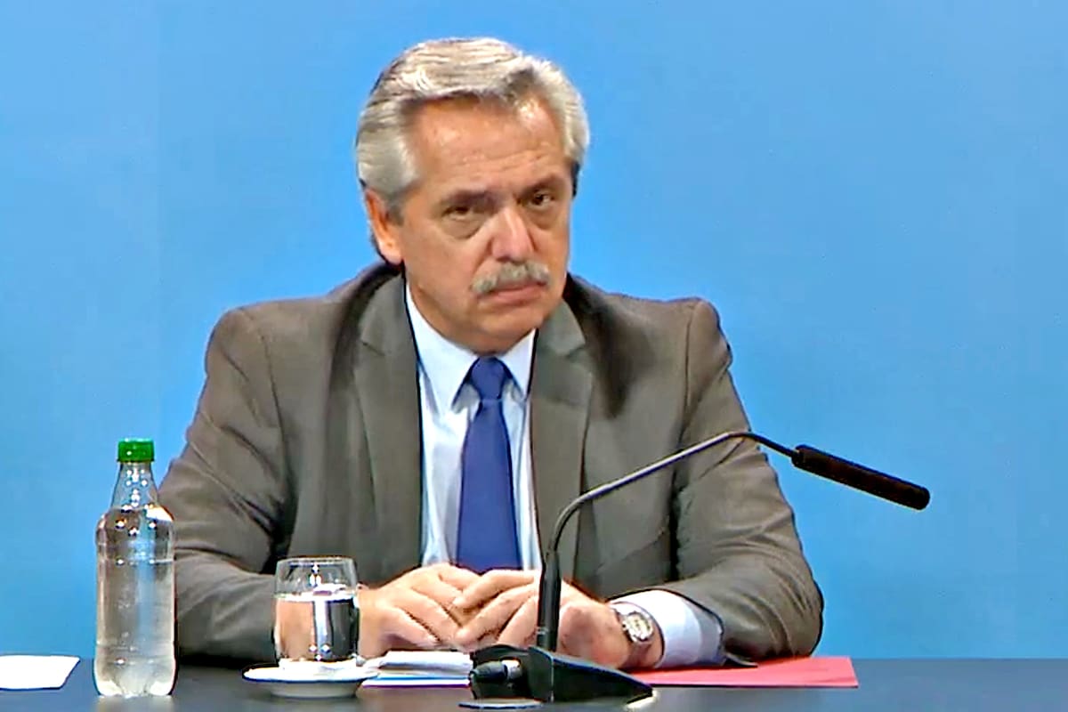 El presidente Alberto Fernández