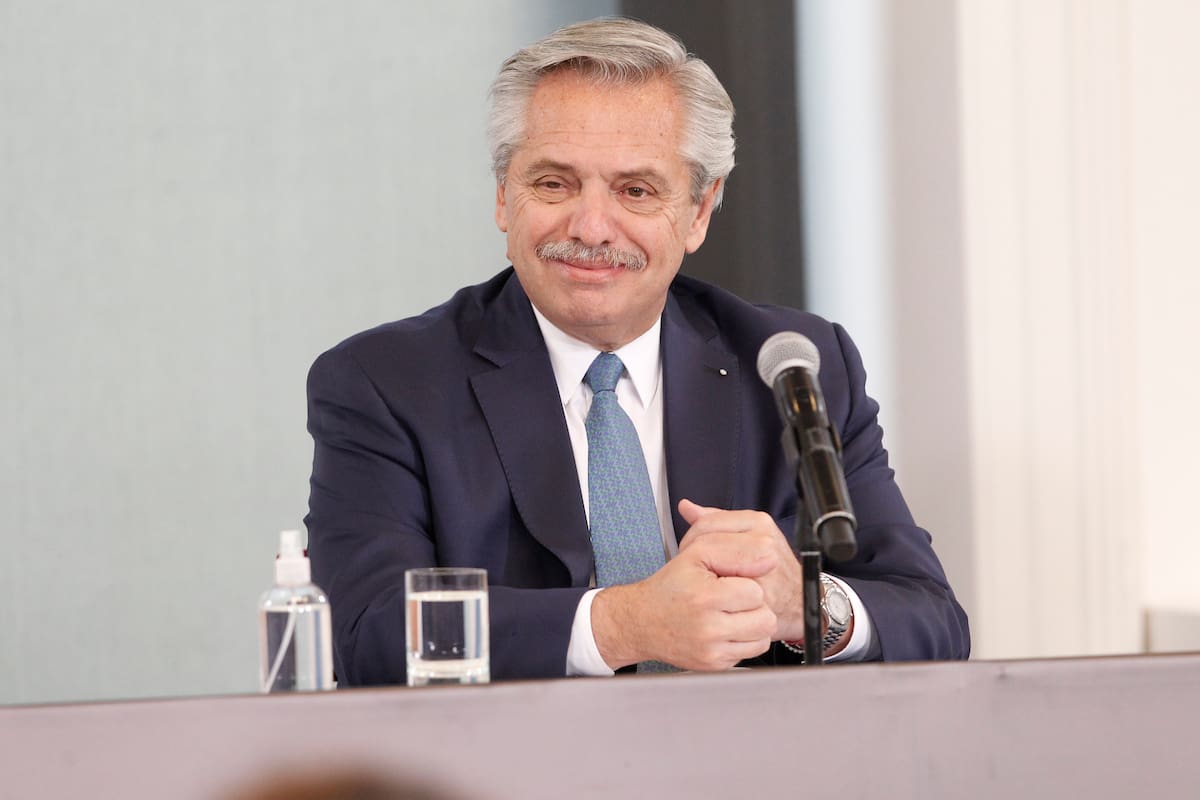 EL presidente Alberto Fernández