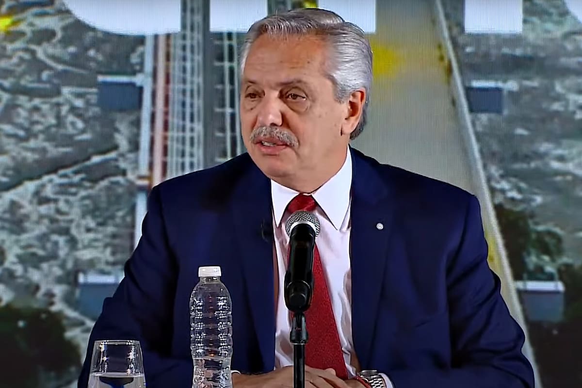 El presidente Alberto Fernández