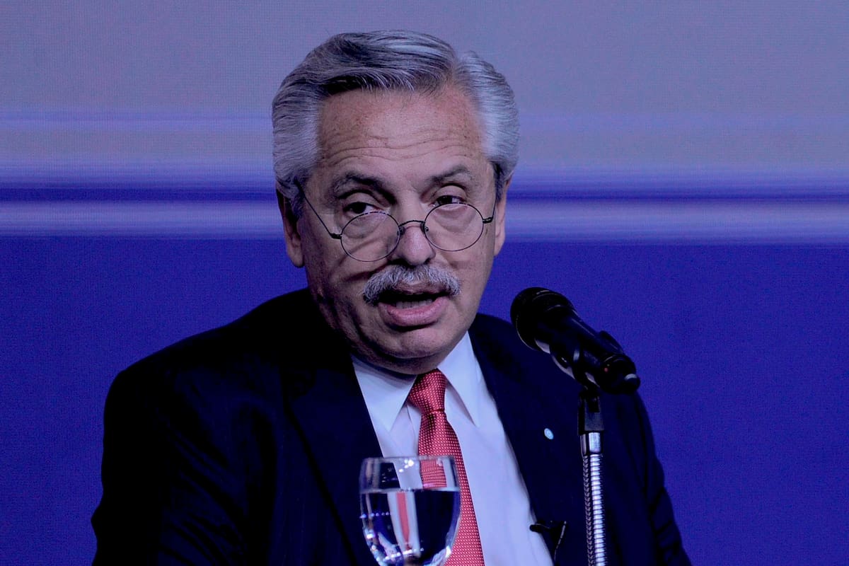 El presidente Alberto Fernández