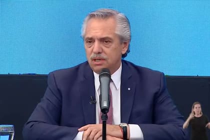 El presidente Alberto Fernández.