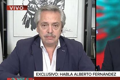 El presidente Alberto Fernández
