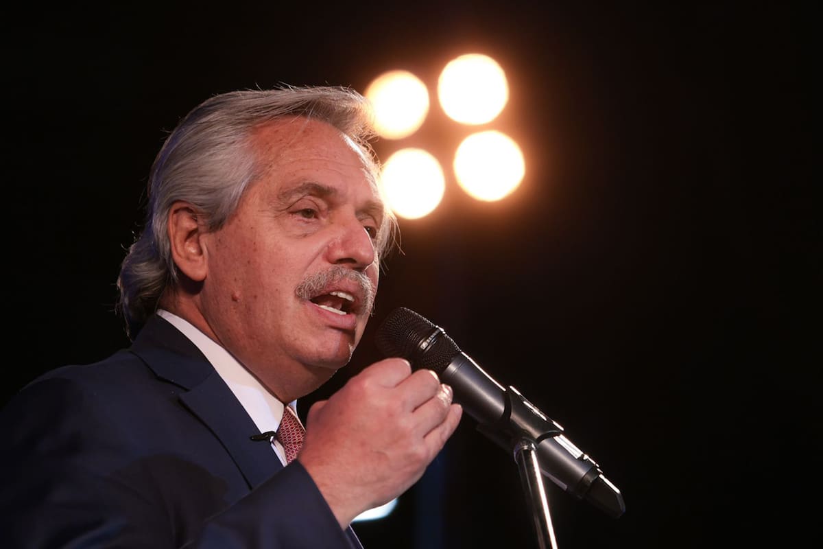 El presidente Alberto Fernández