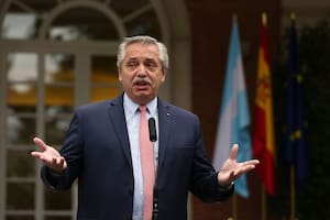 El presidente Alberto Fernández