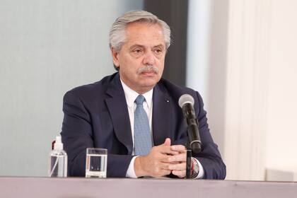 El presidente Alberto Fernandez