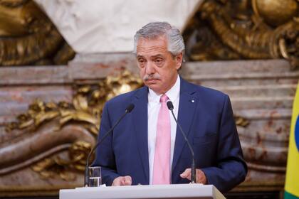 El presidente Alberto Fernandez.