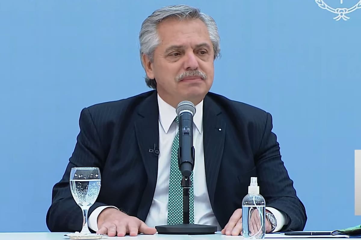 El presidente Alberto Fernández