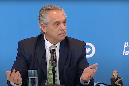 El presidente Alberto Fernández