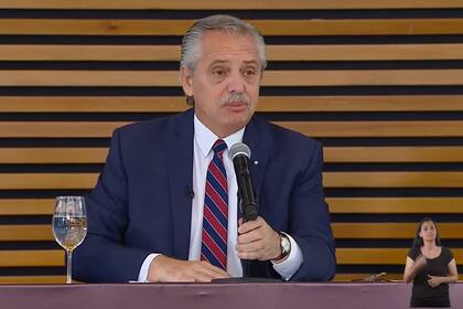 El presidente Alberto Fernández